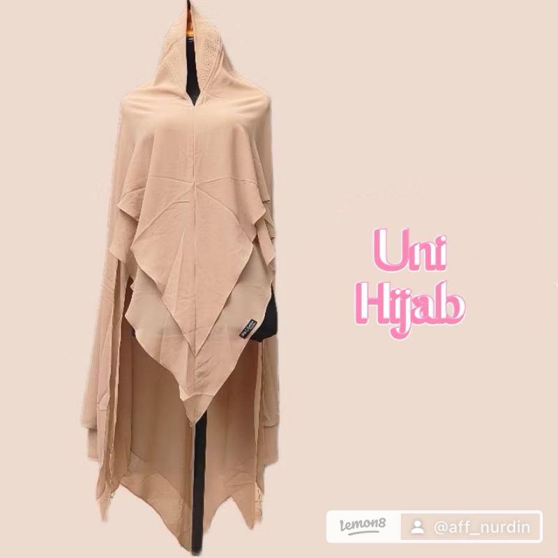 KHIMAR 2 LAYER JUMBO CERUTY PREMIUM/KH