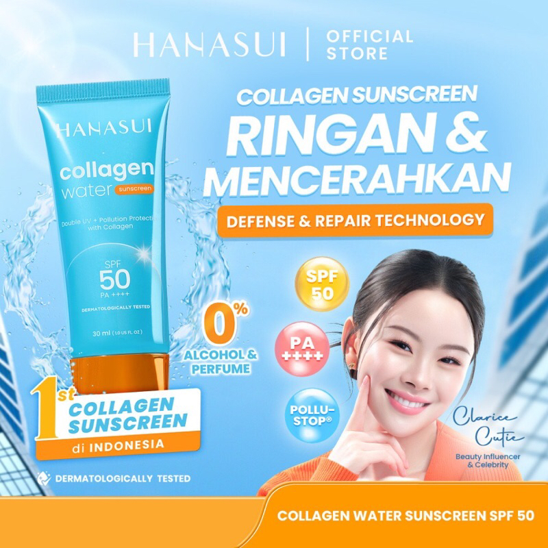 Hanasui collagen sunscreen spf 50