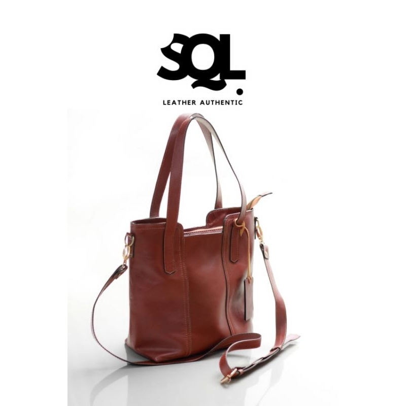 SQL Totebag Origin Kulit Sapi Asli Leather authentic