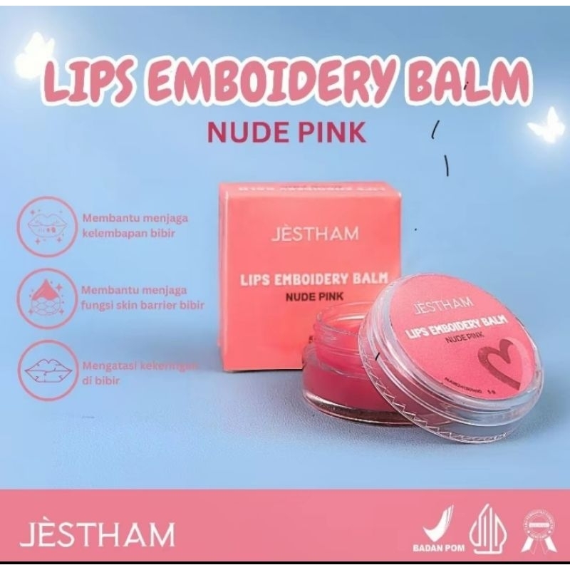 Jestham Lips Embroisdery Balm