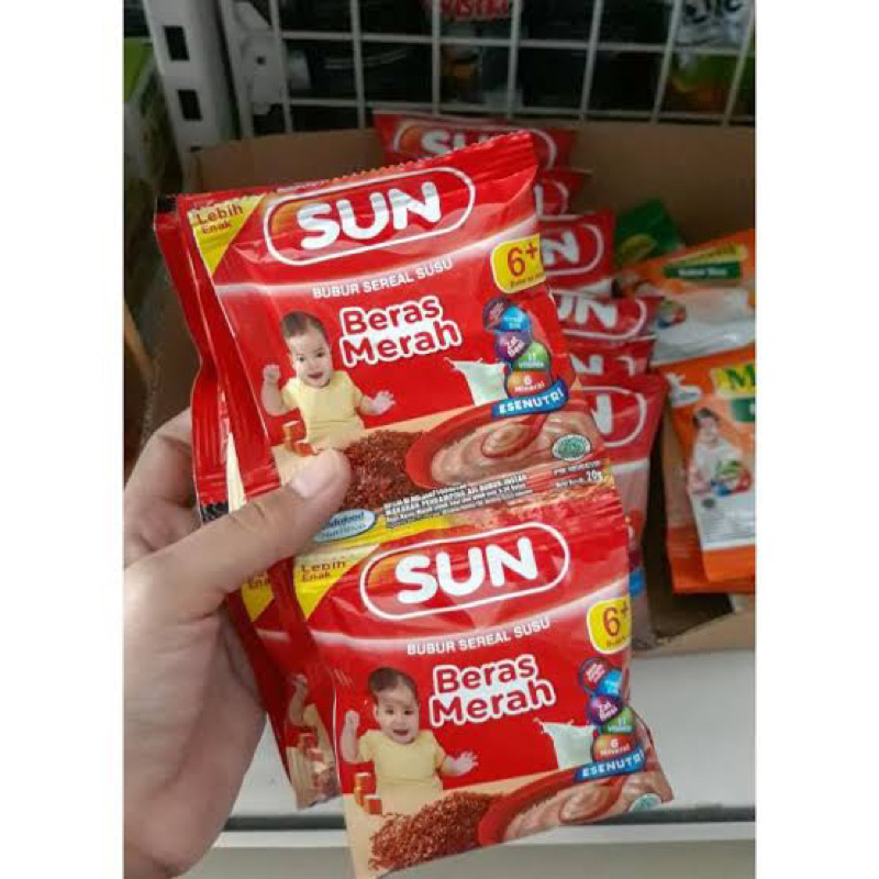 bubur sun beras merah