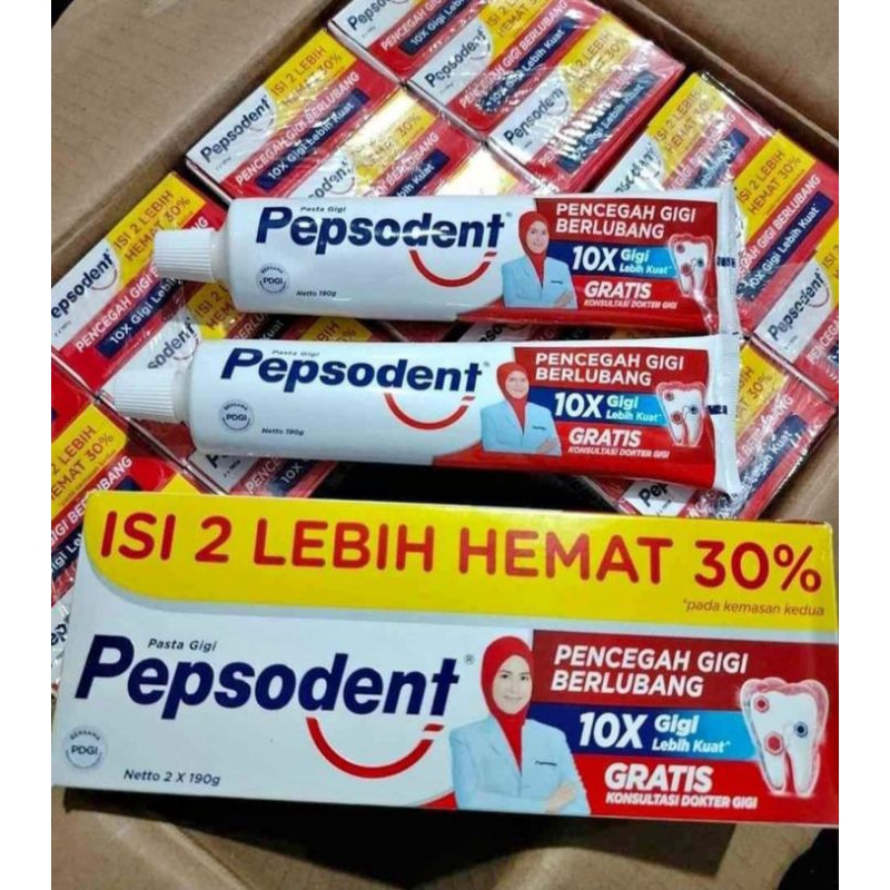 Pepsodent 225gr isi 2