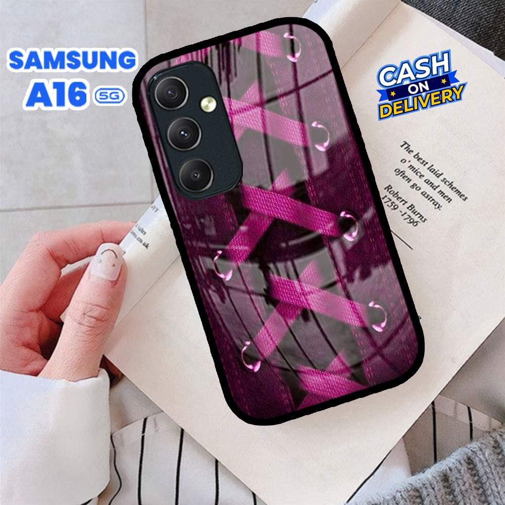 Softcase Glass Kaca | Case Kaca | Casing Kaca | SAMSUNG A16 [ S97 ].