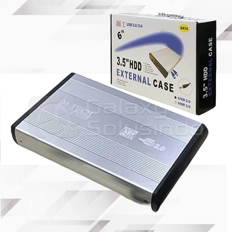 M-TECH USB 2.0 SATA 3.5" HDD External Enclosure