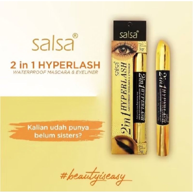 MASCARA 2IN1 SALSA WATERPROOF