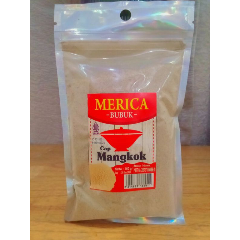 Cap Mangkok Merica Bubuk 100 Gram