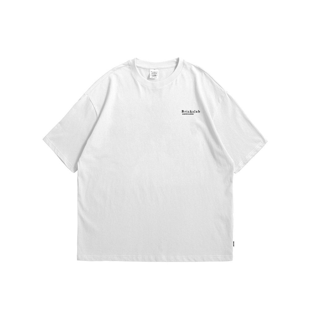 Brickslab | Human | T-Shirt Oversize | Putih