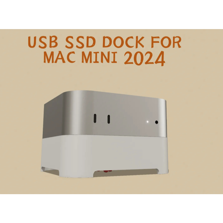 USB SSD Dock for Mac Mini m4 2024