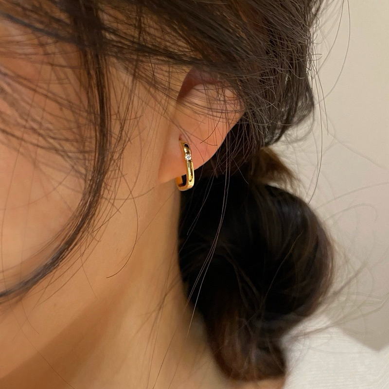 AMORE T978 Anting titanium - Anting emas