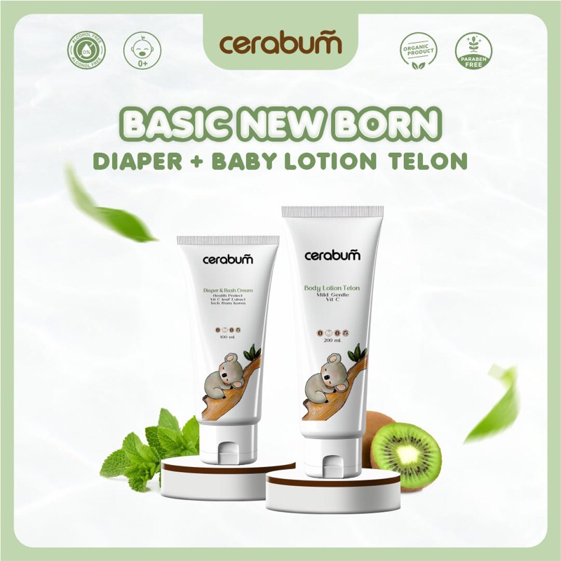 BASIC NEW BORN | Cerabum Paket skincare basic bayi newborn