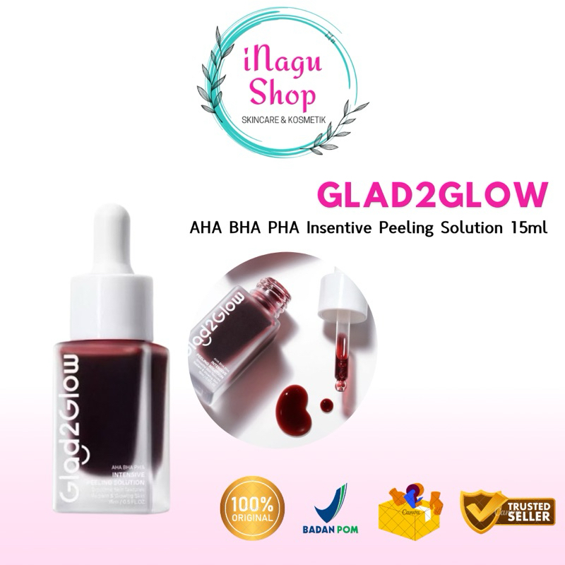 Glad2Glow AHA BHA PHA Insentive Peeling Solution 15ml