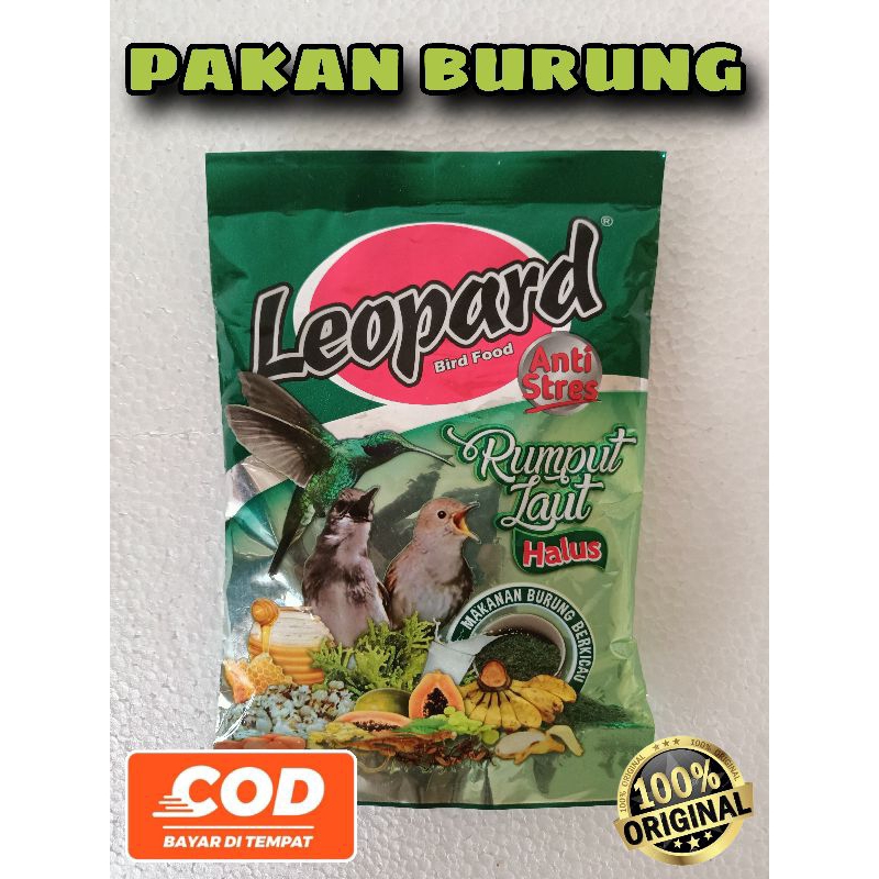 pakan burung leopard