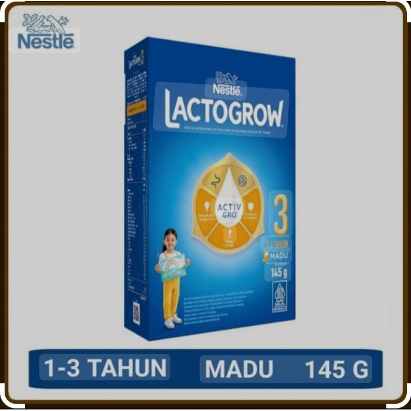 Susu Lactogrow 3 Madu 145gr
