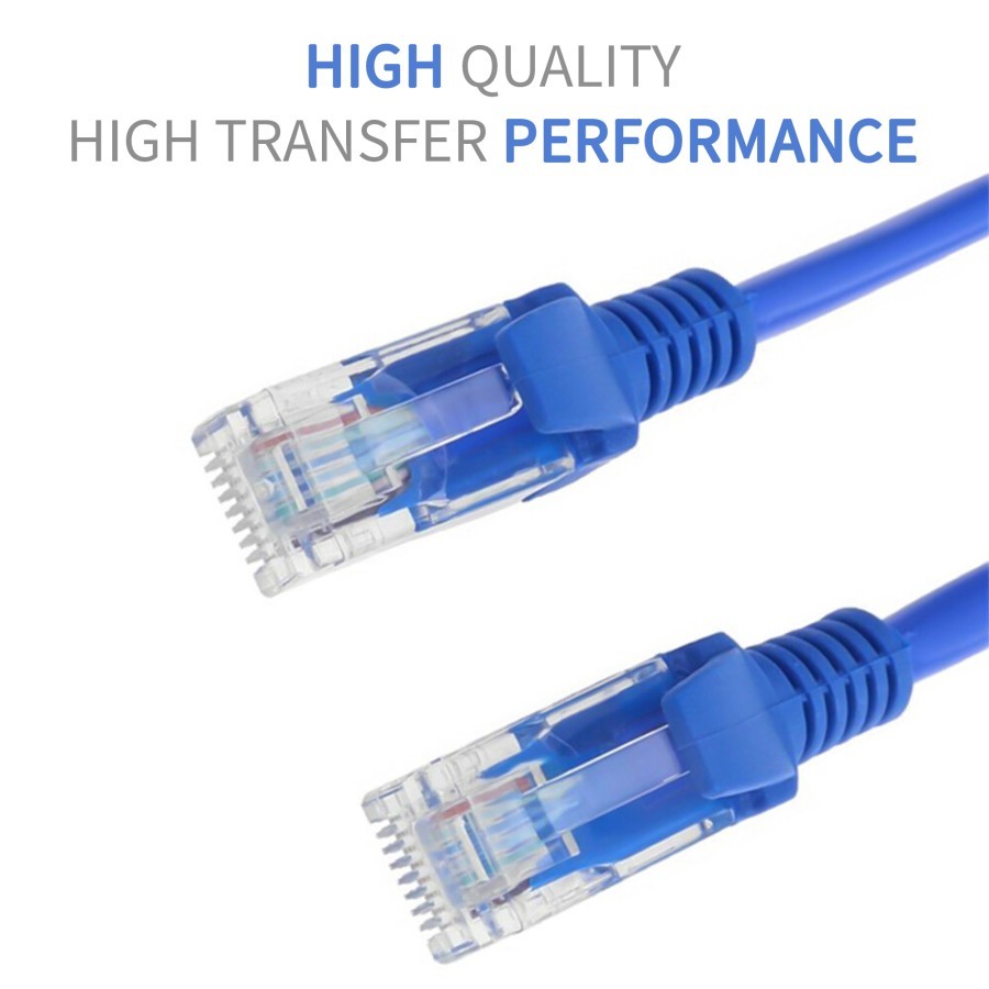 WEI TECH KABEL LAN JADI 3 METER - biru