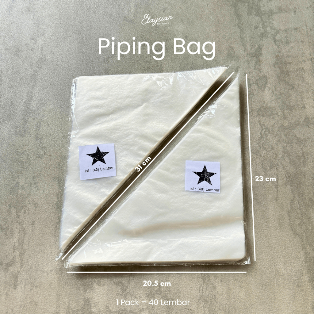 Piping Bag Plastik Segitiga