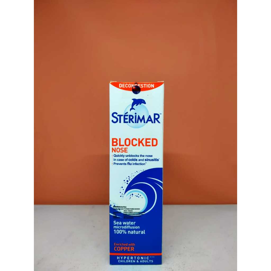 STERIMAR BLOCKED NOSE DEWASA HYPERTONIC 100 ML
