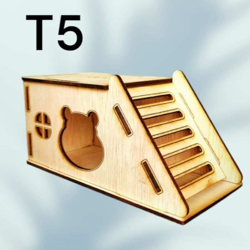 T5 Rumah hamster bertangga lucu