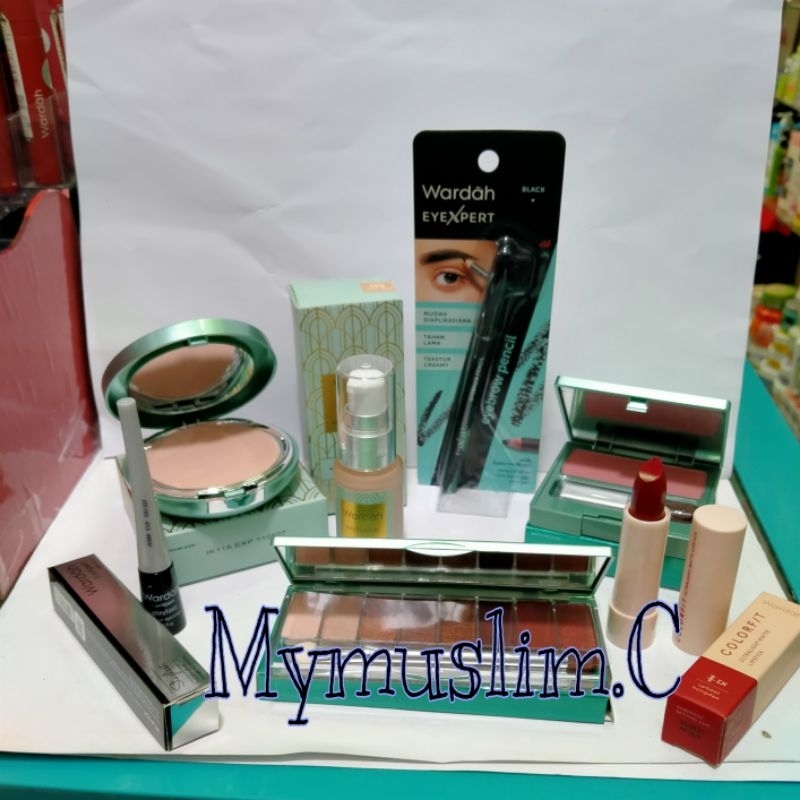 Cod Wardah Paket Makeup Exlusive 7in1