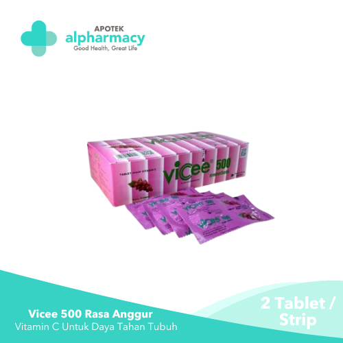 Vicee 500 Rasa Anggur 2 Tablet
