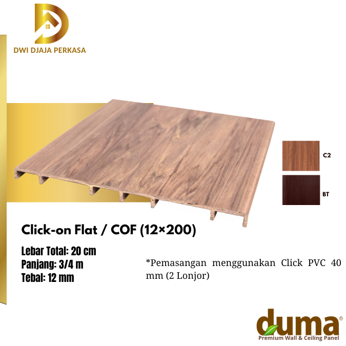 CLICK ON FLAT 12 X 200 WPC