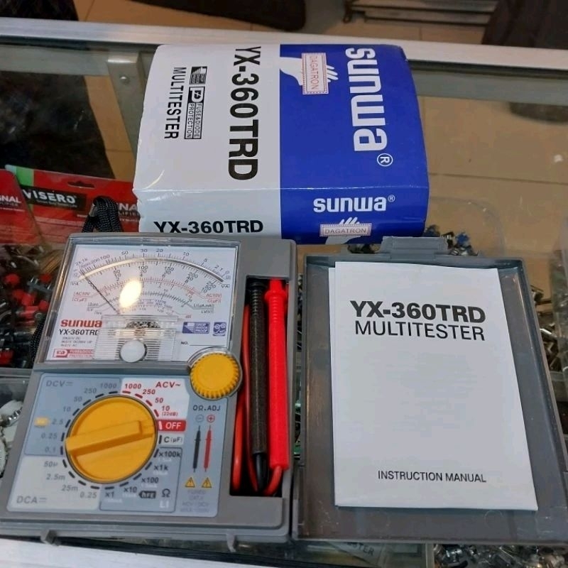 MULTITESTER MULTIMETER AVOMETER SUNWA YX-360TRD ANALOG