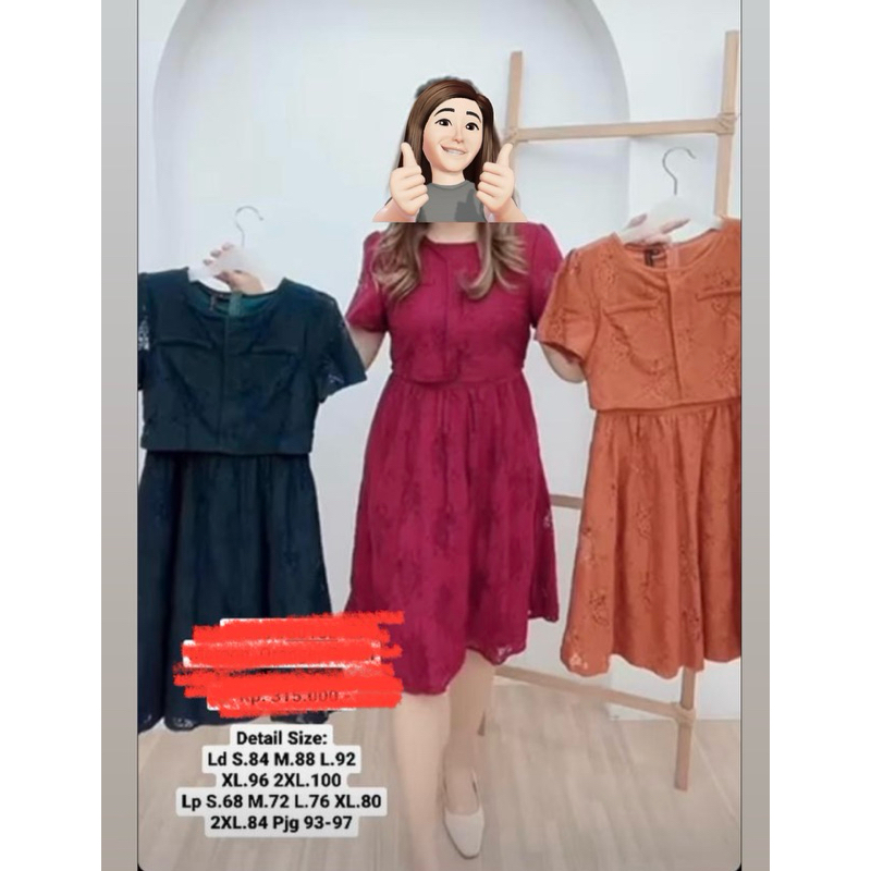 Dress Orange Bata