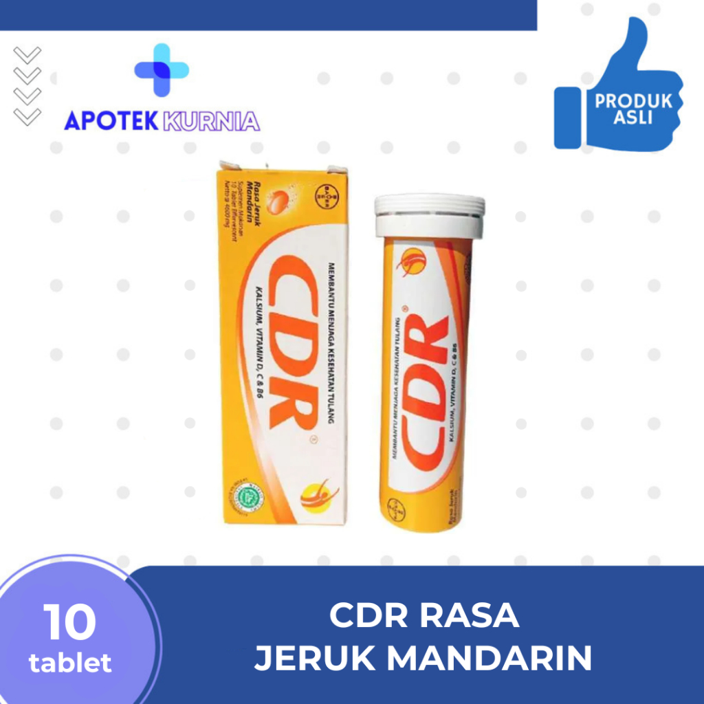 CDR RASA JERUK MANDARIN - 10 TABLET