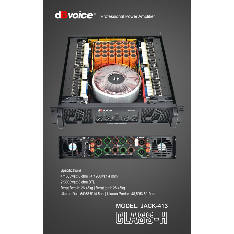 DB Voice Jack-413 Power Amplifier