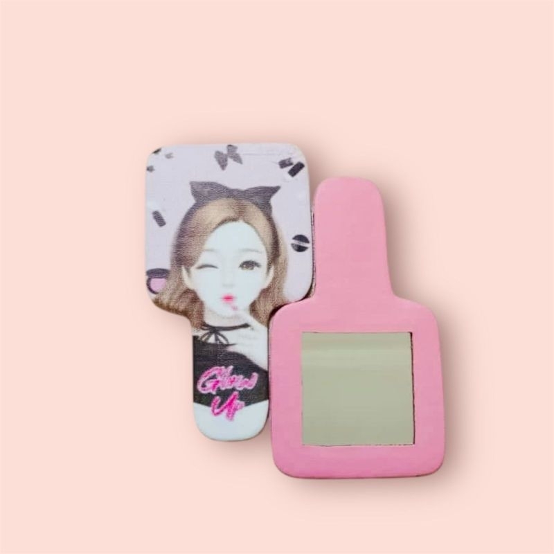 kaca makeup karakter/kaca kosmetik/kaca makeup mini