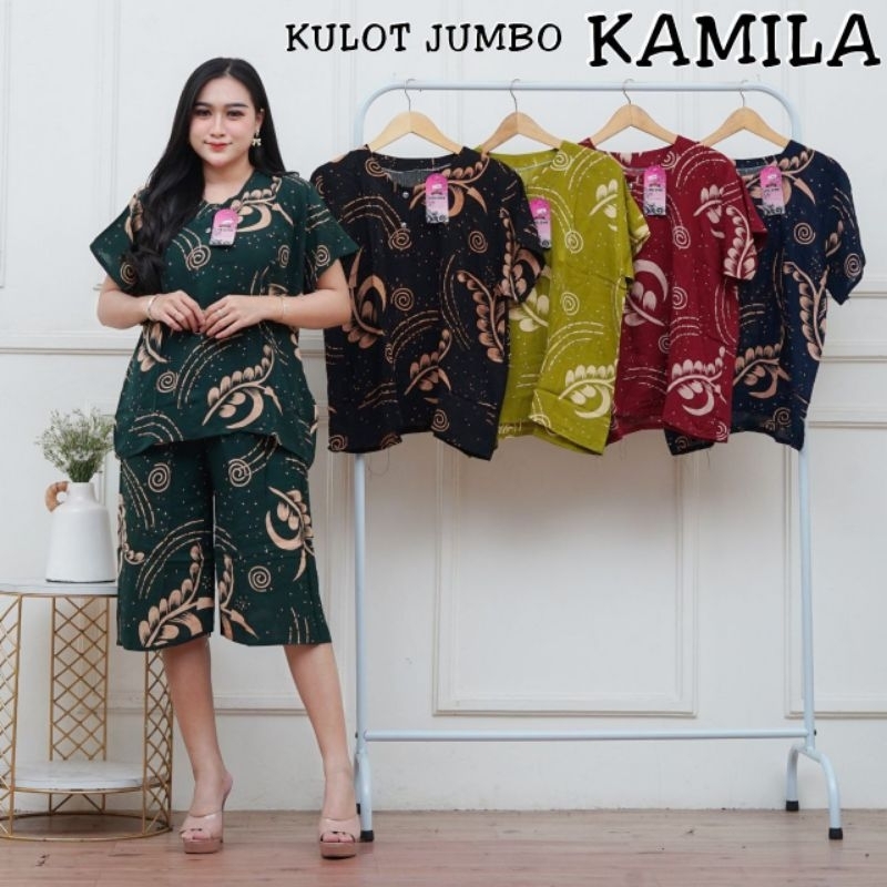 Setelan kulot jumbo Kamila bisa COD