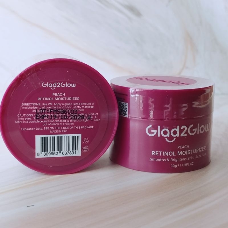 GLAD2GLOW~PEACH MOISTURIZER 30G