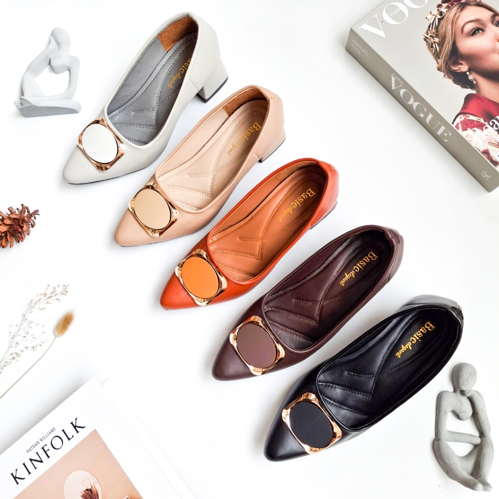 CLAIRO SAVERA | Basic Elegant Sepatu Pantofel Wanita - JO06