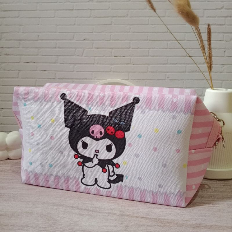 Pouch Makeup Premium Kanvas Sanrio