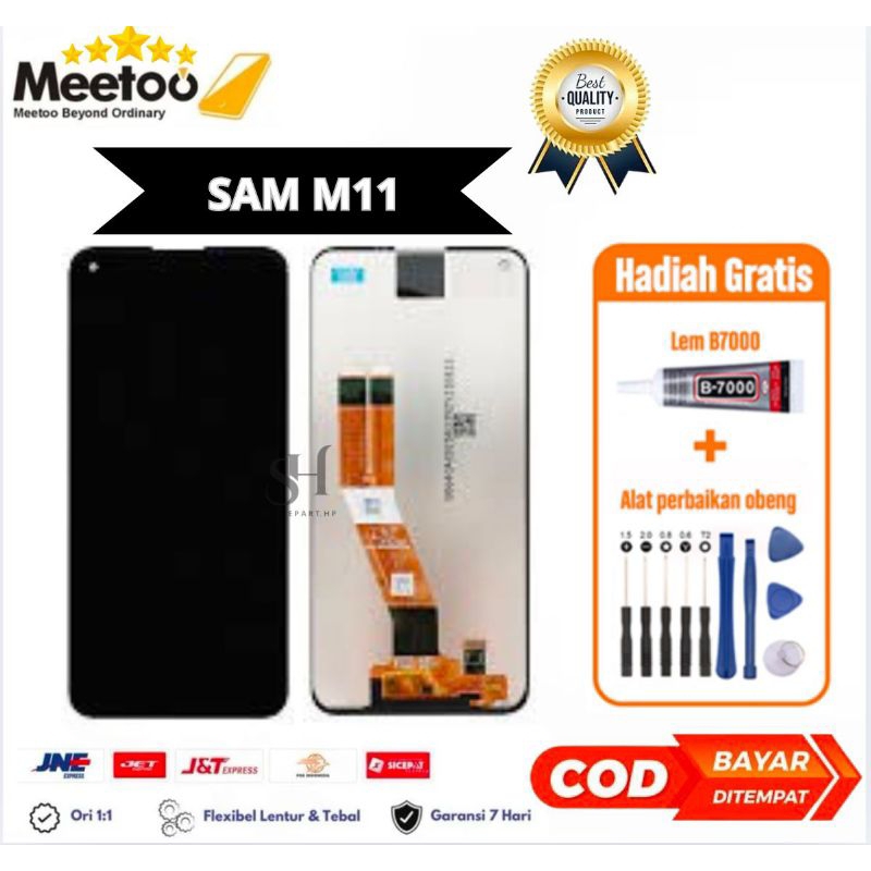 Lcd Touchscreen Sam M11 Fullset Original Freelem obeng