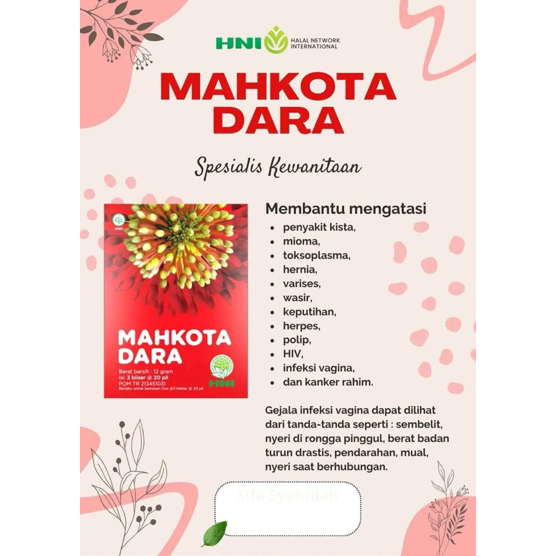 MAHKOTA DARA HNI