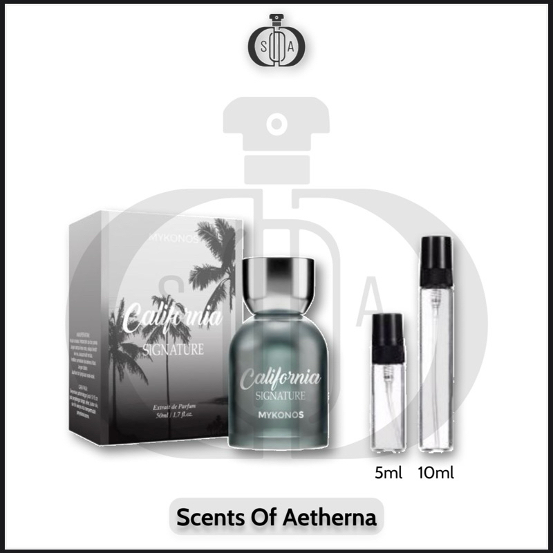 Decant parfum California