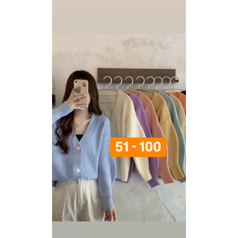 Cardigan gemes kode 51 - 100