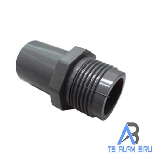 Sock Drat Luar / Valve Socket 1"x1/4" PVC
