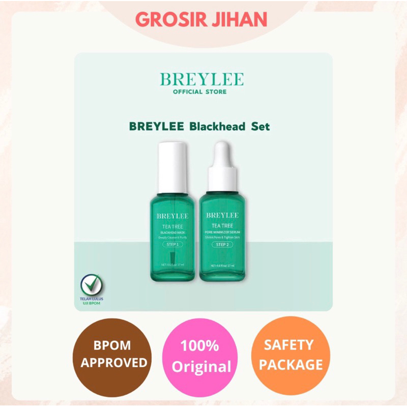 BREYLEE STEP 1  & STEP 2 Blackhead Mask