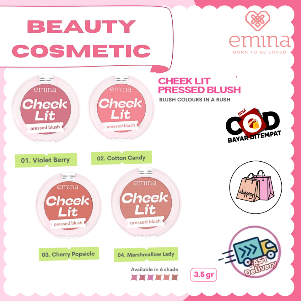 Emina Cheek Lit Pressed Blush On