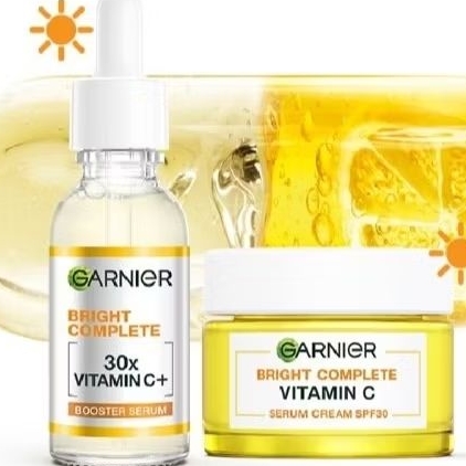 GARNIER BRIGHTCOMPLETE SERUM 30ML DAN CREAM 50ML