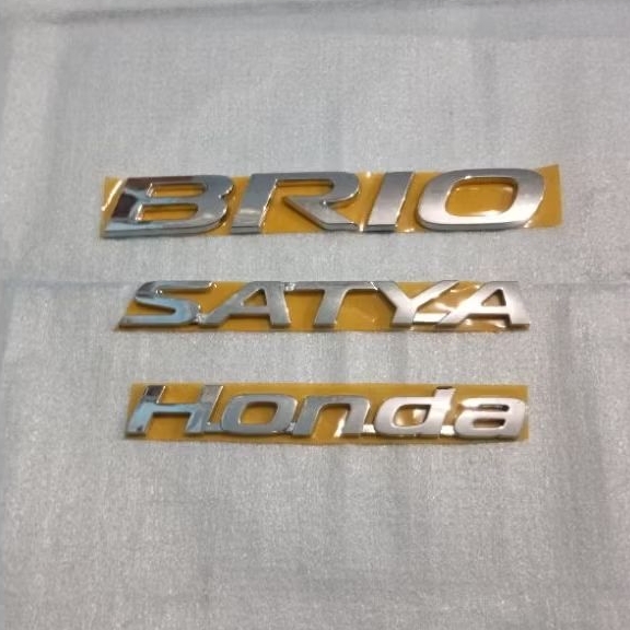 emblem tulisan brio original