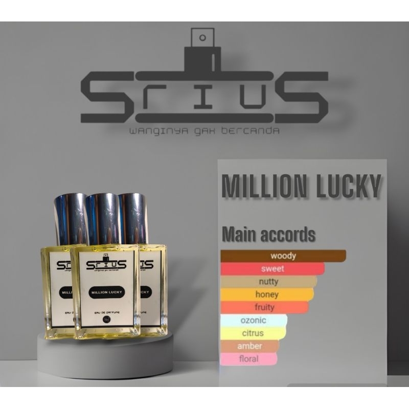 SRIUS PERFUME - MILLION LUCKY Eau De Perfume 30ml