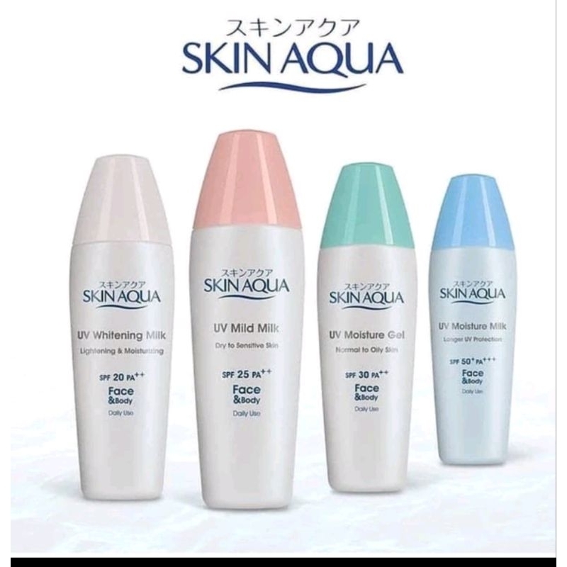 Sunscreen skinaqua spf 20,25,35,50