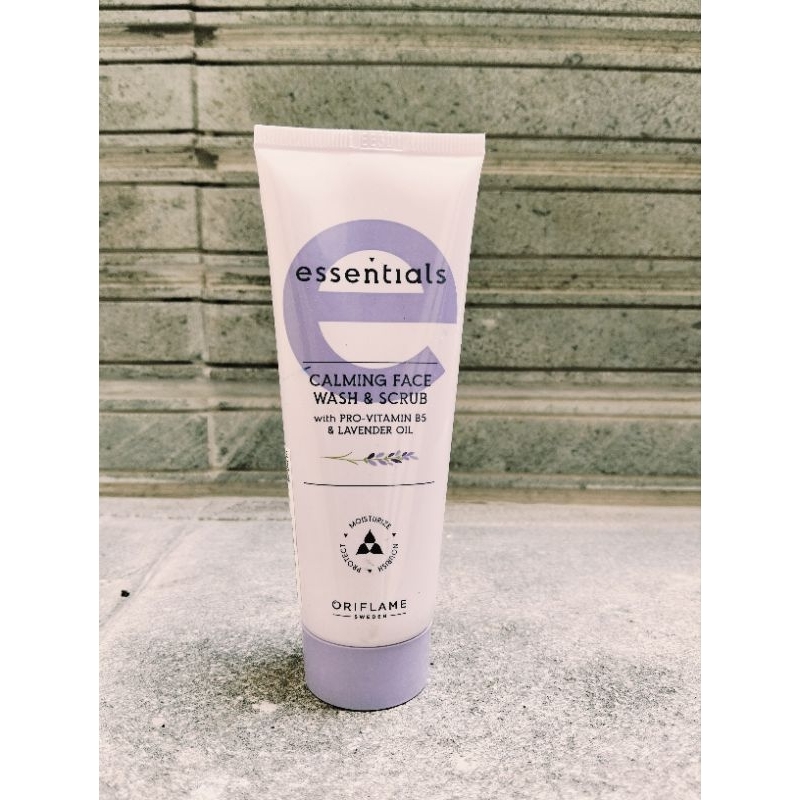 Calming glow essentials face wash & scrub