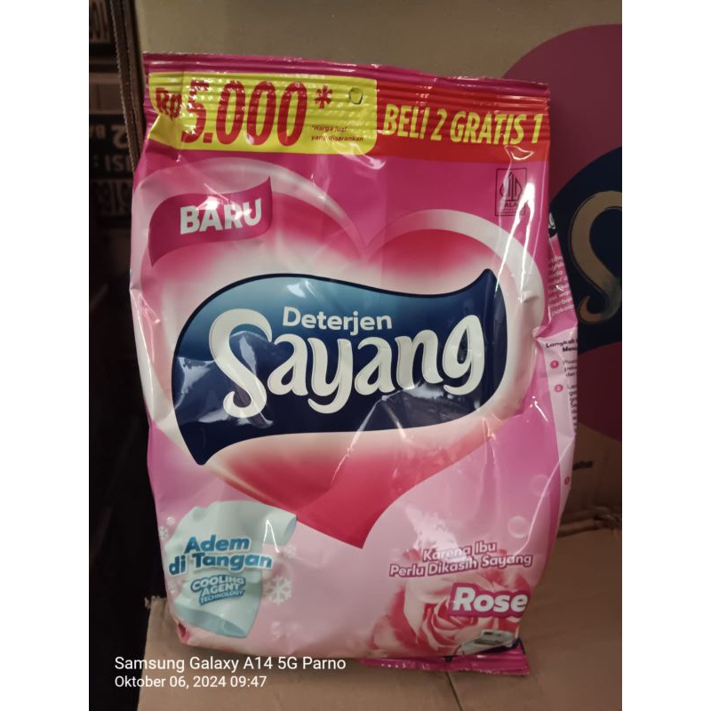 detergent sayang 5000