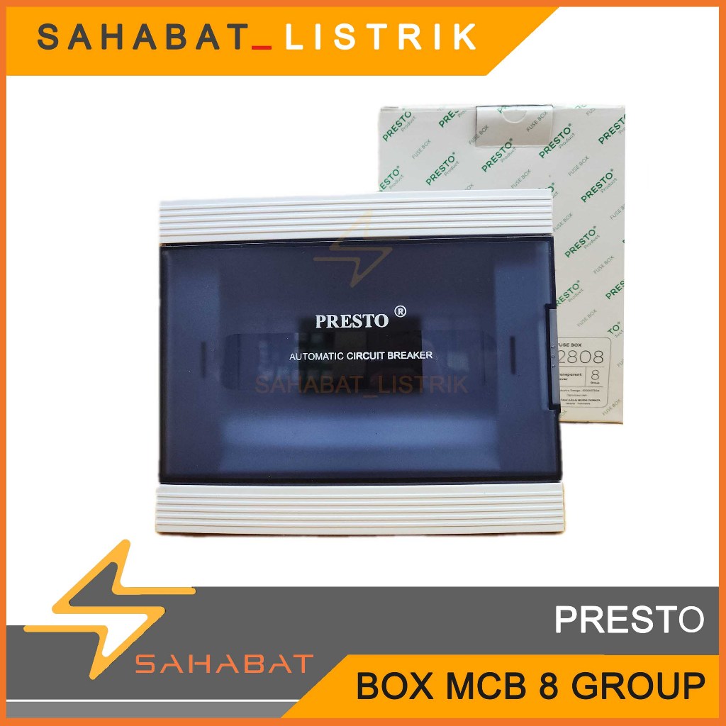 BOX MCB PRESTO 8 GROUP INBOW