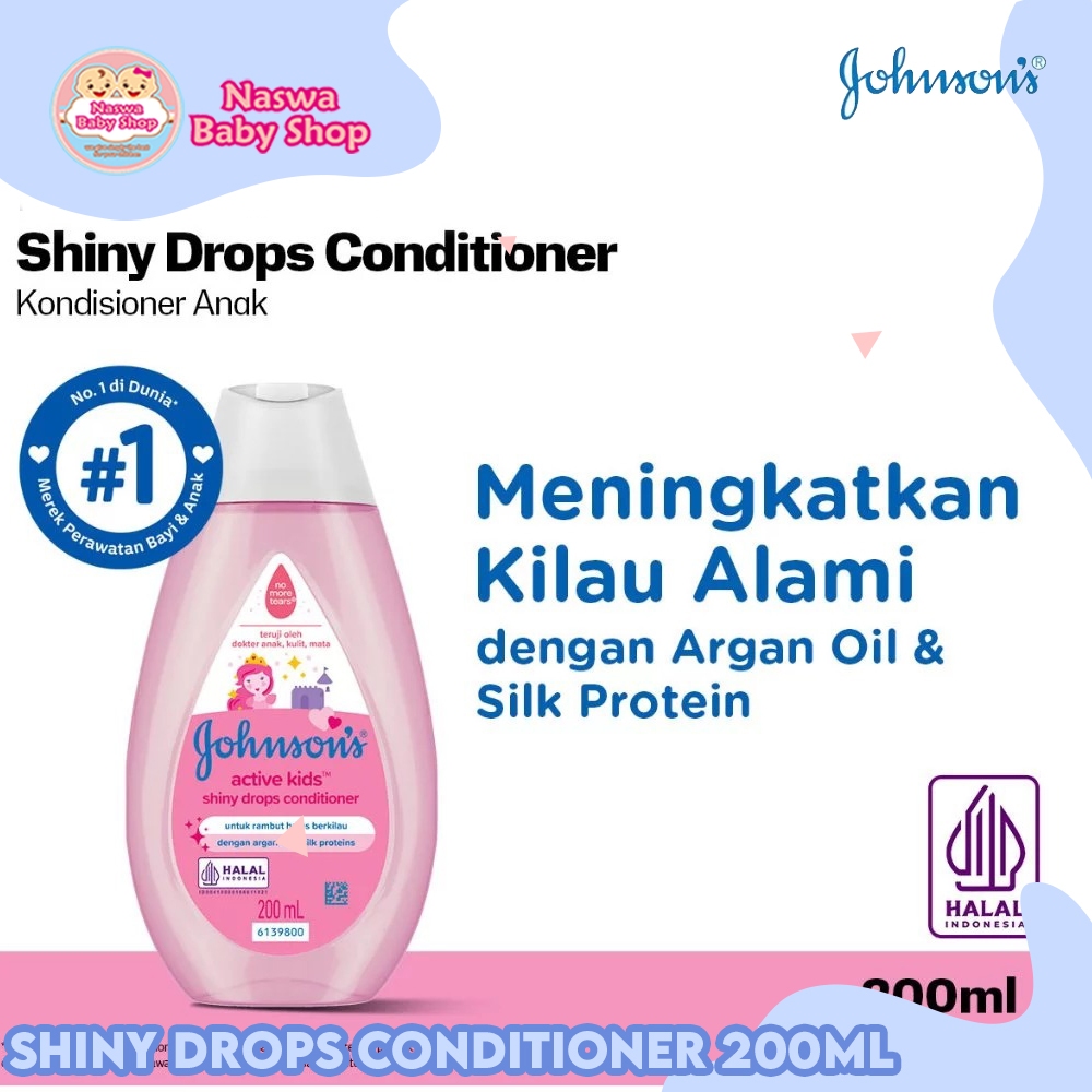 Johnsons Active Kids Shiny Drops Conditioner 200ml
