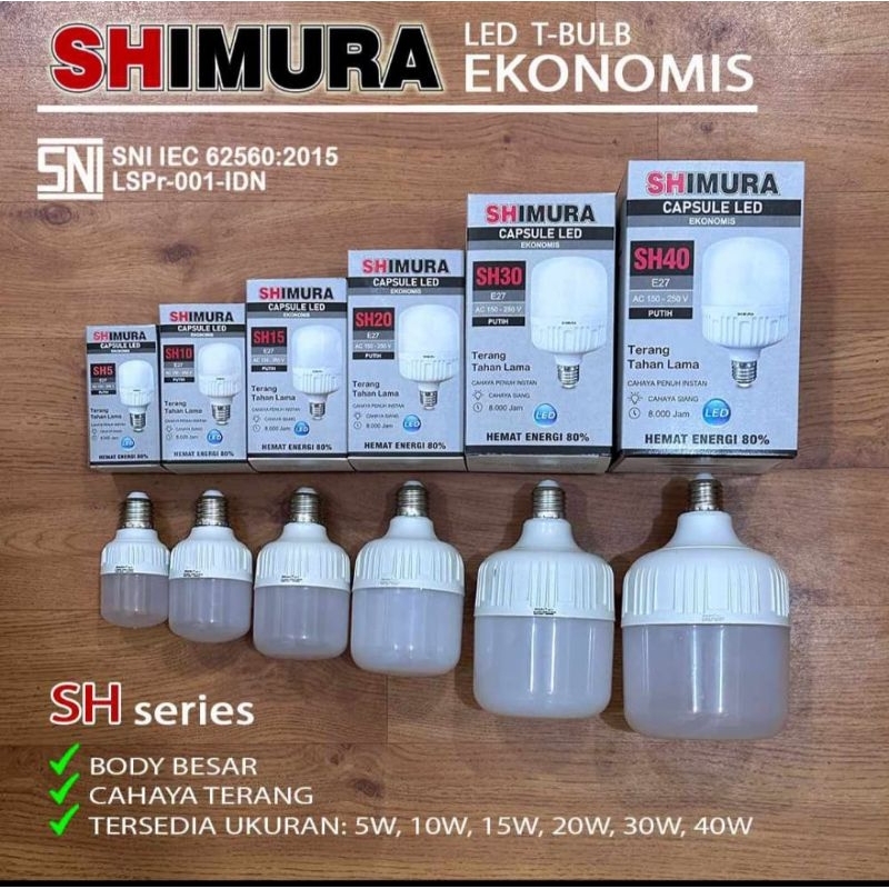 Lampu tabung  led shimura Putih