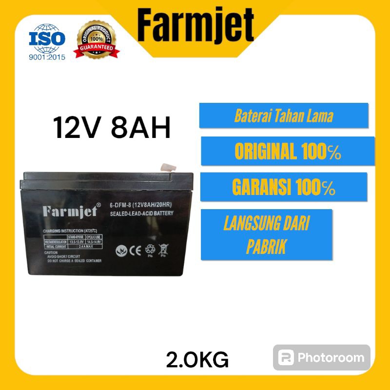 BATERAI FRAMJET 12V8AH